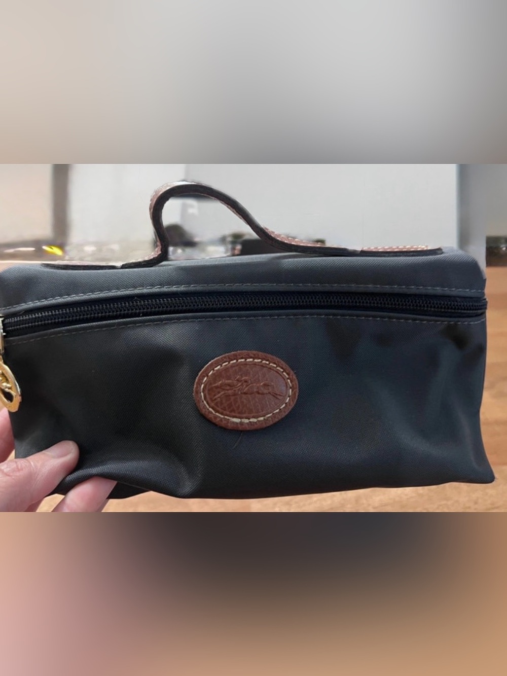 Longchamp Le Pliage cosmetic/vanity case